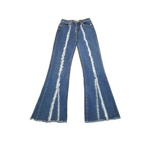 I.Am.Gia Jeans Women's Size M Savannah Mid Rise Flare Medium Wash Stripe (26×31)